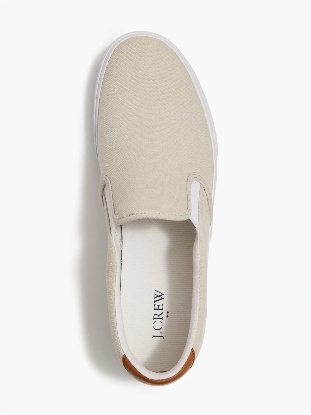 J crew stone Canvas slip-on sneakers